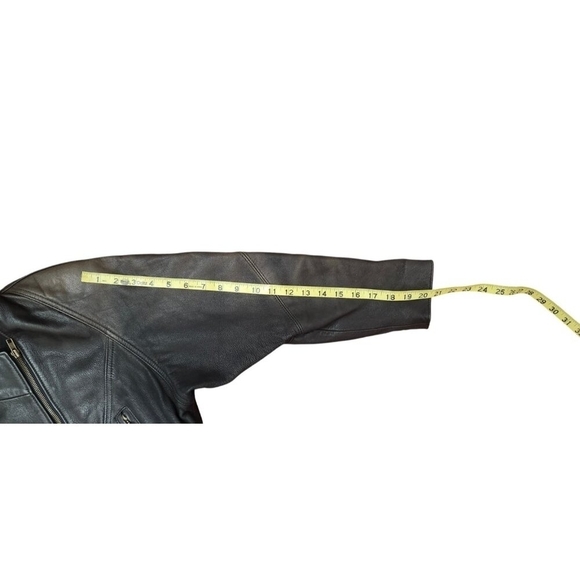 Vintage Black Hills Riding Gear Leather Motorcycle Jacket Women’s Size S - Picture 15 of 16